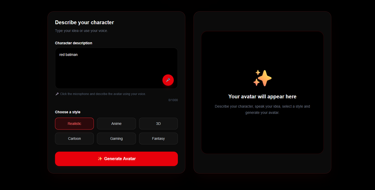 Avatar Tool