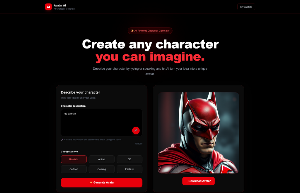 Avatar Tool